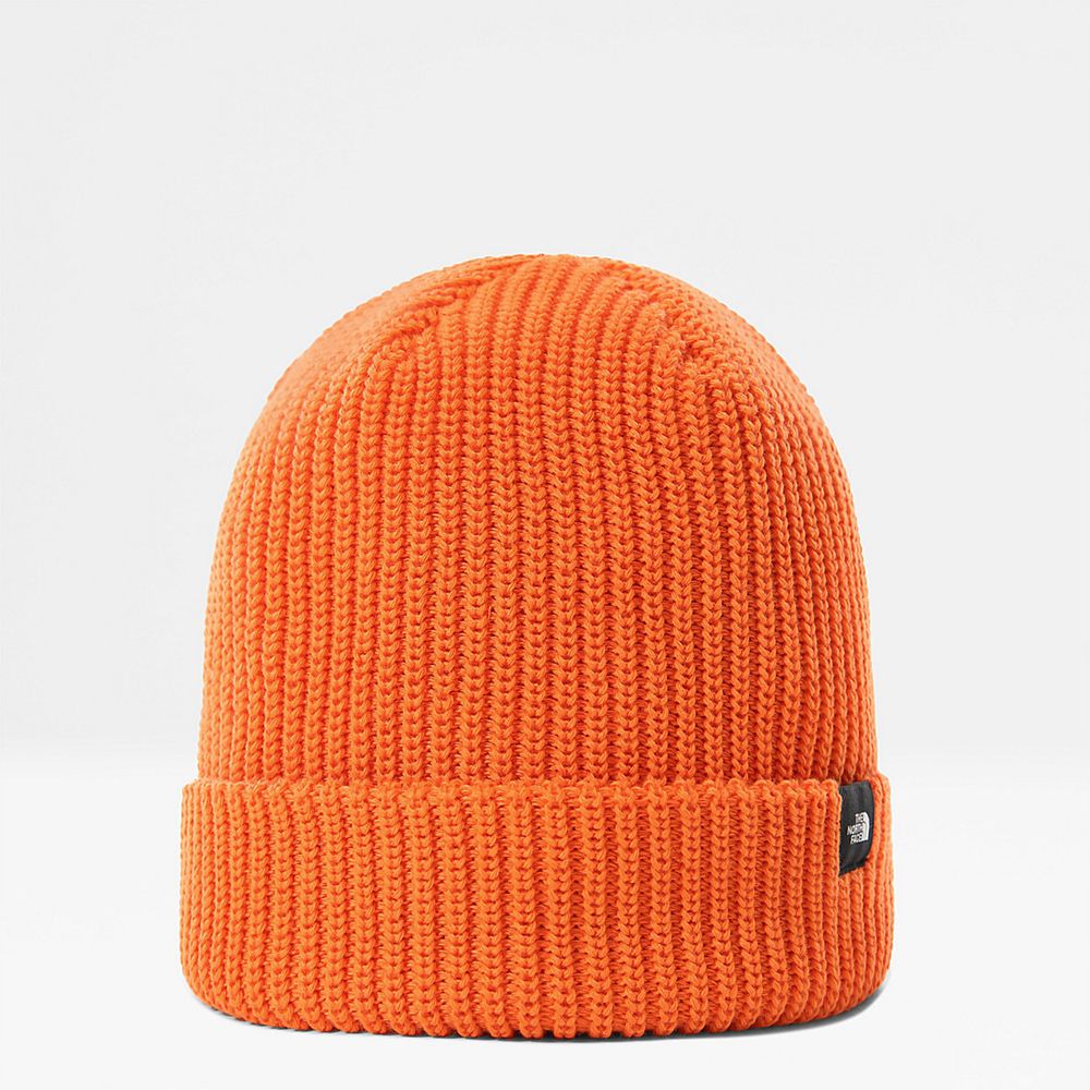 The North Face Beanies Mens Australia - The North Face Fisherman Red Orange (PBQ-642371)